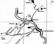 Übersicht der Gangverläufe und der Lage der Stollen und Bergwerke von Werlau und Wellmich.